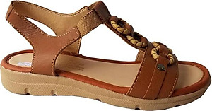 Giày Sandal Nữ BIGGBEN Da Bò Thật SDN0399