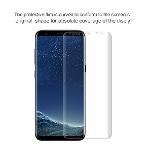 Miếng dán màn hình chống trầy cho Samsung Galaxy S8 Plus hiệu Vmax (siêu mỏng 0.2mm, độ trong tuyệt đối, chống trầy xước chống bụi) - hàng chính hãng