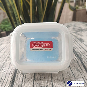 Hộp Bảo Quản Thủy Tinh Hình Vuông Lock&Lock A.F.C LLG413 (160ml)