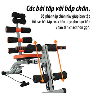 Máy Tập Đa năng New Six Pack Care mẫu mới model KM2017 (Hàng nhập khẩu)