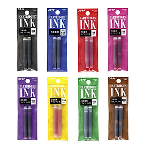 Combo 10 túi ống mực Platinum cho bút Preppy Nhật Bản và các dòng bút máy hãng Platinum