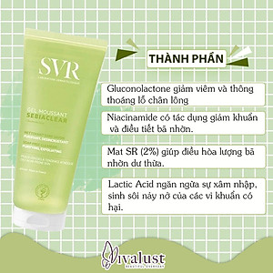 Sữa Rửa Mặt SVR Sebiaclear Gel Moussant  (50ml)