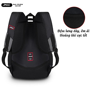 Balo Laptop Chống Nước Xbags Naituo Màu Đen Cao Cấp, Nhiều Ngăn Tiện Dụng, Đựng Laptop 15.6 Inch, Sang Trọng XB2002!