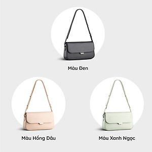 Túi Yuumy ( Thời trang nữ phối nắp đơn giản size 26 - Túi đeo chéo da Seasand YN204 )