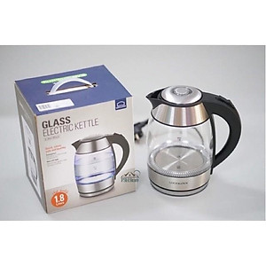 Ấm đun siêu tốc Lock&Lock thân bình thủy tinh dung tích 1.8L công suất 1850W EJK418SLV - Hàng chính hãng