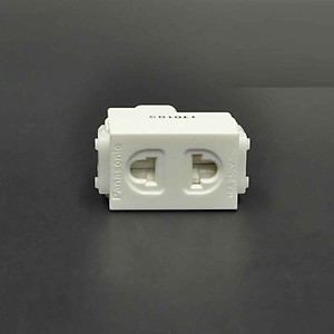 Ổ cắm đơn Panasonic WEV-1081SW dòng Wide - Hàng chính hãng