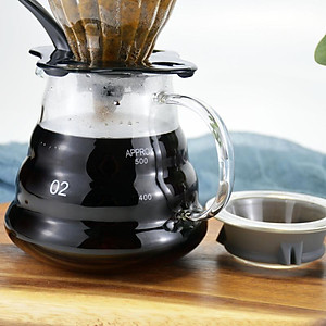 Phễu thủy tinh tay cầm nhựa dùng giấy lọc (Phân loại Phễu và Giấy lọc riêng) 