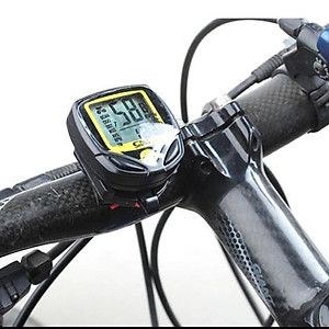 Bộ phụ kiện đẹp cho xe đạp gồm, Đồng hồ đo tốc độ xe đạp, đèn pha xe đạp, đèn hậu xe đạp