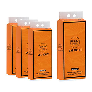 Khăn giấy 4 lớp treo tường dạng rút tiết kiệm, an toàn, tiện lợi