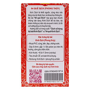 Bộ Bài 64 Quẻ Kinh Dịch Phong Thủy