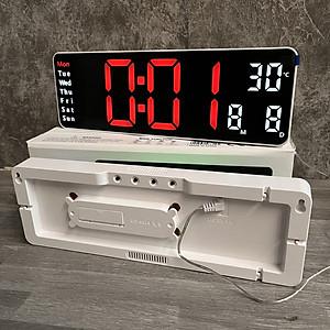 Tổng hợp đồng hồ Led treo tường, để bàn có remote điều khiển - T0424