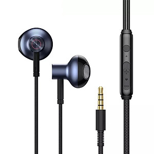 Tai nghe chân cắm 3.5mm âm thanh 6D Baseus H19 - Hàng chính hãng