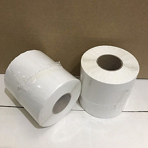 Giấy in nhiệt, decal dán A6 Khổ 100x150mm - 350 tem / 1 cuộn Chuyên in đơn sàn TMĐT , in mã vận đơn có lớp keo dán ( Hàng nhập khẩu )
