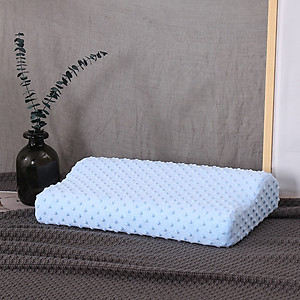 Gối cao su chống đau cột sống - Gối cao su dành cho người hay ngủ ngáy mỏi cổ vai gáy – Hàng chính hãng