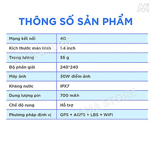 Đồng hồ Thông minh Trẻ em Học sinh Cao cấp Gọi Video call, Định vị Chính xác Vị trí 5-10m AMA Watch D31 Hàng nhập khẩu