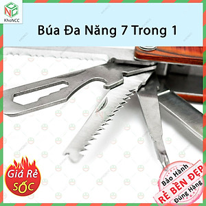 (An Tâm) Búa Cứu Hộ Đa Năng 7 Trong 1 KhoNCC Hàng Chính Hãng - Với Nhiều Tiện Ích Khác - Có Đầu Nhọn Đập Kính Xe Hơi Khi Thủy Kích, Cháy Nổ - KDHS-BUADN-580