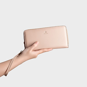 Ví Yuumy (  Thời trang nữ kiểu cầm tay dáng dài basic - Ví da Seasand YV69 )