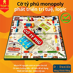 Cờ Tỉ Phú Monopoly Vui Nhộn Cao Cấp, An Toàn – Hàng Chính Hãng