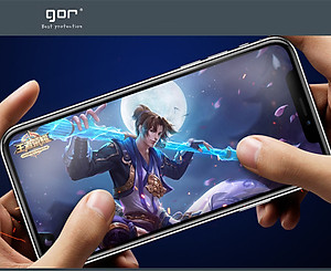 Kính Cường Lực AG Kính Mờ Chống Bám Vân Tay GOR cho iPhone 14 / 14 Plus / 14 Pro / 14 Pro Max - Hàng Nhập Khẩu