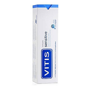 Kem Đánh Răng Vitis Sensitive 100ml – Giảm Ê Buốt, Hỗ Trợ Tái Tạo Men Răng - Nhập Khẩu Tây Ban Nha