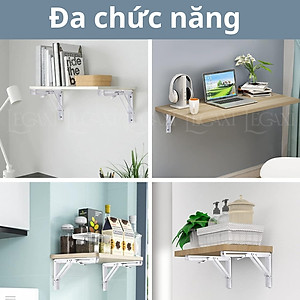 Giá Đỡ Bản Lề Gập, Giá Ke Góc Gập Đỡ Bàn Chữ K Gấp Gọn Treo Tường Pát Ke Đỡ Khay Kệ Nhà Bếp Phòng Khách Legaxi