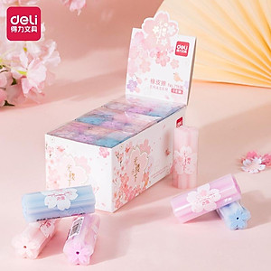 Gôm tẩy hình hoa anh đào Nhật Bản Deli -1 chiếc - dành cho học sinh - 71135 / 71136
