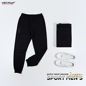 Quần Jogger Thun Cao Cấp VIỆT PHÁP/ Chất liệu cotton co dãn thoải mái sang trọng cạp chun bo 9745