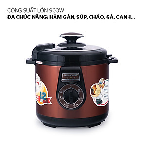 Nồi Áp Suất Điện Đa Năng Sunhouse SHD1562 (6L) - Cafe - Hàng chính hãng