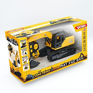 Đồ Chơi DUKA: Xe Công Trình Điều Khiển Từ Xa - Máy Xúc Gàu (DK81266)