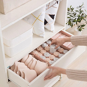 Set 3 Hộp Đựng Đồ Lót Túi Đựng Đồ Lót, Tất Vớ, Đựng Đồ Đa năng Gấp Gọn Đa Năng - Hàng Loại 1 - Chính Hãng MINIIN