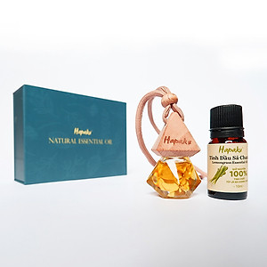 Tinh Dầu Sả Chanh Treo Xe Hương Tự Nhiên Thư Giãn Tinh Thần, Tập Trung Lái Xe Hapaku