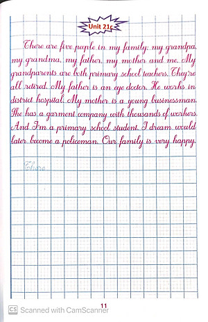 Sách Luyện Viết Tiếng Anh Trình Bày Trên Giấy Ô Li Dành Cho Học Sinh Lớp 4 Tập 2