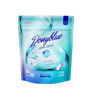 Viên giặt xả Top Step hương Nắng mai tươi mát gói 33 viên (462g)