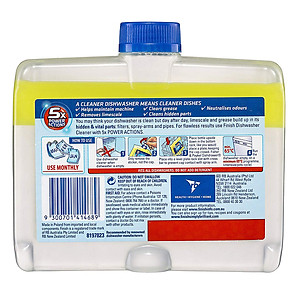 Dung dịch tẩy rửa máy rửa chén Finish Dishwasher Cleaner Lemon 250ml PTT006774 - hương chanh