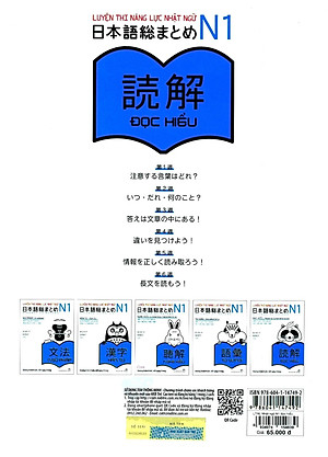 Sách Luyện Thi Năng Lực Nhật Ngữ N1 - Đọc Hiểu