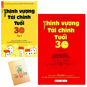 Combo Sách Thịnh Vượng Tài Chính Tuổi 30 (Trọn bộ 2 Tập) (Tặng Kèm Sổ Tay)