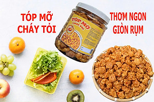 [Combo 2 Hũ] Tóp mỡ cháy tỏi ớt giòn tan hiệu SK FOOD - mỗi hũ 100g