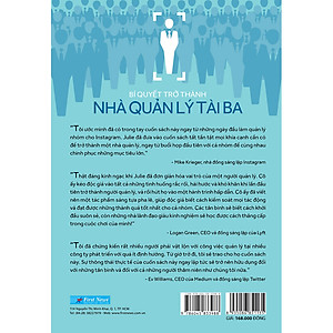 Sách Bí Quyết Trở Thành Nhà Quản Lý Tài Ba