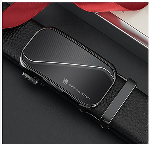 Thắt lưng nam da bò nguyên chất mặt khóa tự động hợp kim cao cấp