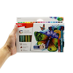 Bút Sáp 18 Màu Deli C20010