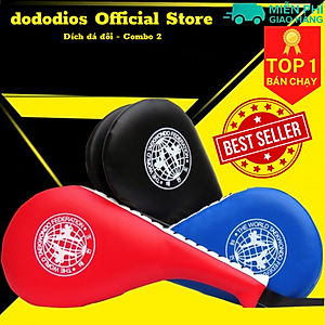 combo 2 đích đá đấm boxing teakwondo, Karate, vovinam, Muay Thái, Vstar, tập võ thuật, combo 2 Vợt Đá Đôi Vợt Đá Đơn (ĐƠN VỊ TÍNH: 1 CÁI) Taekwondo Vovinam Cổ Truyền Kích BOXING- Chính hãng dododios, 