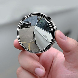 Gương Cầu Tròn Chiếu Hậu Xoay 360 Độ Kính Cao Cấp Cho Xe Hơi, Phụ Kiện Cho Ô tô, Mở Rộng Tầm Nhìn Tối Đa, Quan Sát Dễ Dàng Theo Nhiều Góc Độ, Giúp Lái Xe Chỉnh Hướng Thuận Tiện, Có Hai Màu Tùy Chọn, Phát Hiện Vật Cản Trong Các Điểm Mù, Dùng Được Cho Nhiều