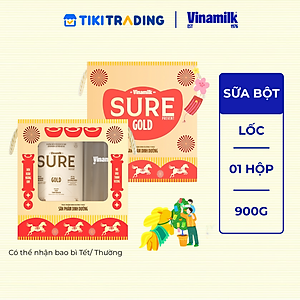 Sữa bột cho người lớn tuổi Vinamilk Sure Prevent 900g (Hộp thiếc) - bổ sung dinh dưỡng và tăng cường sức khỏe