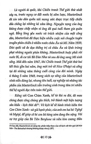 Sách Con Chim Xanh - Văn Học Trong Nhà Trường