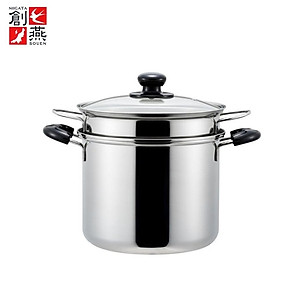 Bộ nồi xửng hấp inox Tsubame 6.4 lít Nhật Bản