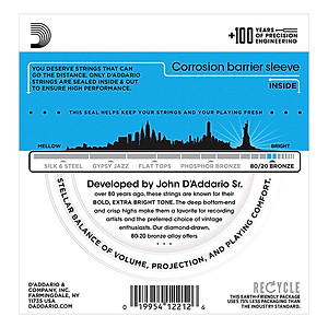 Dây Đàn Guitar Acoustic D'Addario EJ11