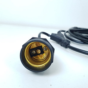 Dây đuôi đèn dài 5m 10 đuôi, chống nước ngoài trời dùng cho quán cà phê, trà sữa