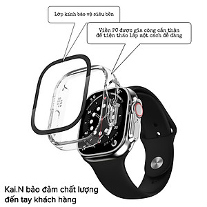 Ốp Bảo Vệ Apple Watch Ultra / Apple Watch Series, Kai.N Curved Glass - Hàng Chính Hãng
