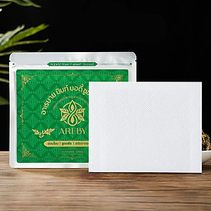 Cao dán giảm đau nhức vai, cổ, đau thắt lưng và đau cơ Areby Thái Lan - 1 túi 10 miếng