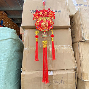 (Tặng Móc Treo) Túi Tài Lộc May Mắn 2026, Túi Tài Lộc Treo Trang Trí Cửa, Phòng Khách Cỡ Lớn Cho Tết Nguyên Đán